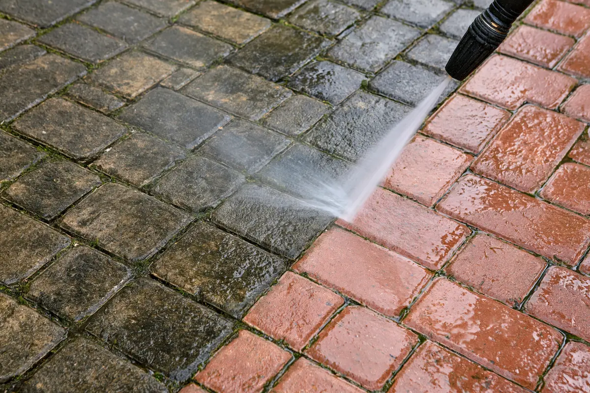 Professional driveway and patio cleaning